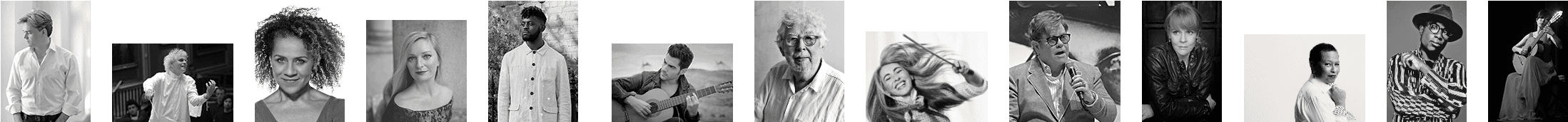 A montage of portraits of Academy Alum